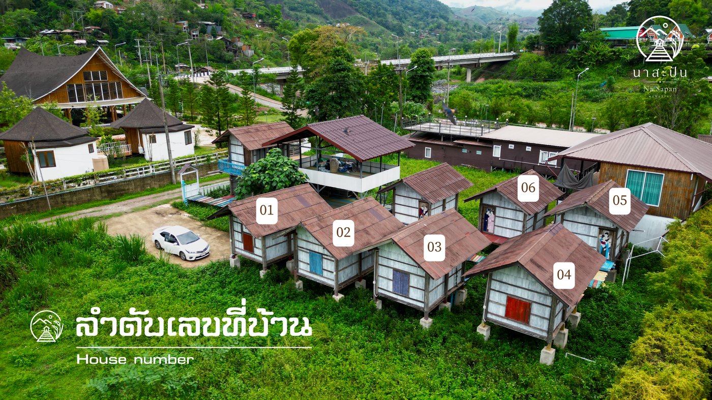 บ้านพักนาสะปัน โฮมสเตย์ กลางทุ่งนา บ้านสะปัน จังหวัดน่าน
